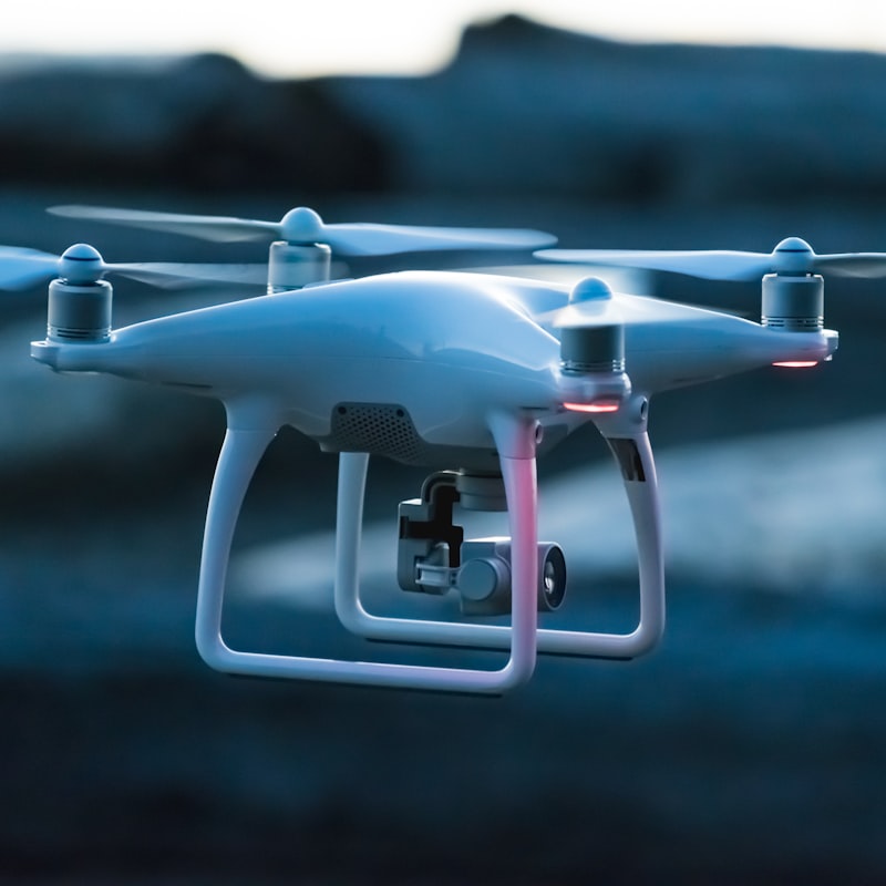 Drone in flight